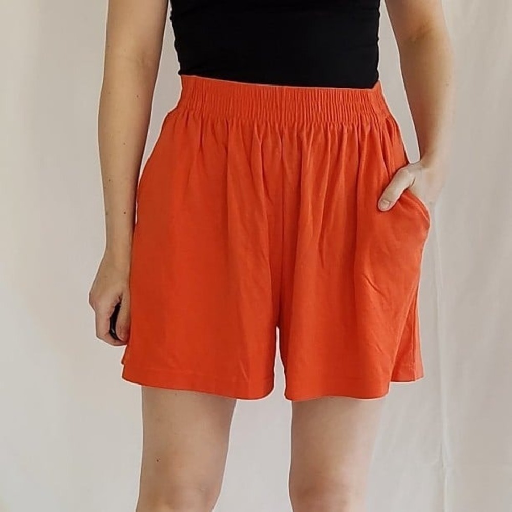 90s Orange Pull On‎ Shorts
